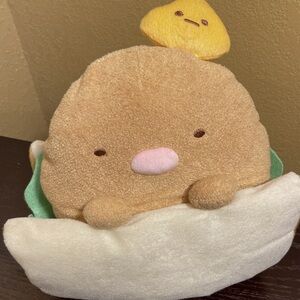 San-X Sumikko Gurashi Tonkatsu Sandwich Plush 11" Tall 2018 New With Tag